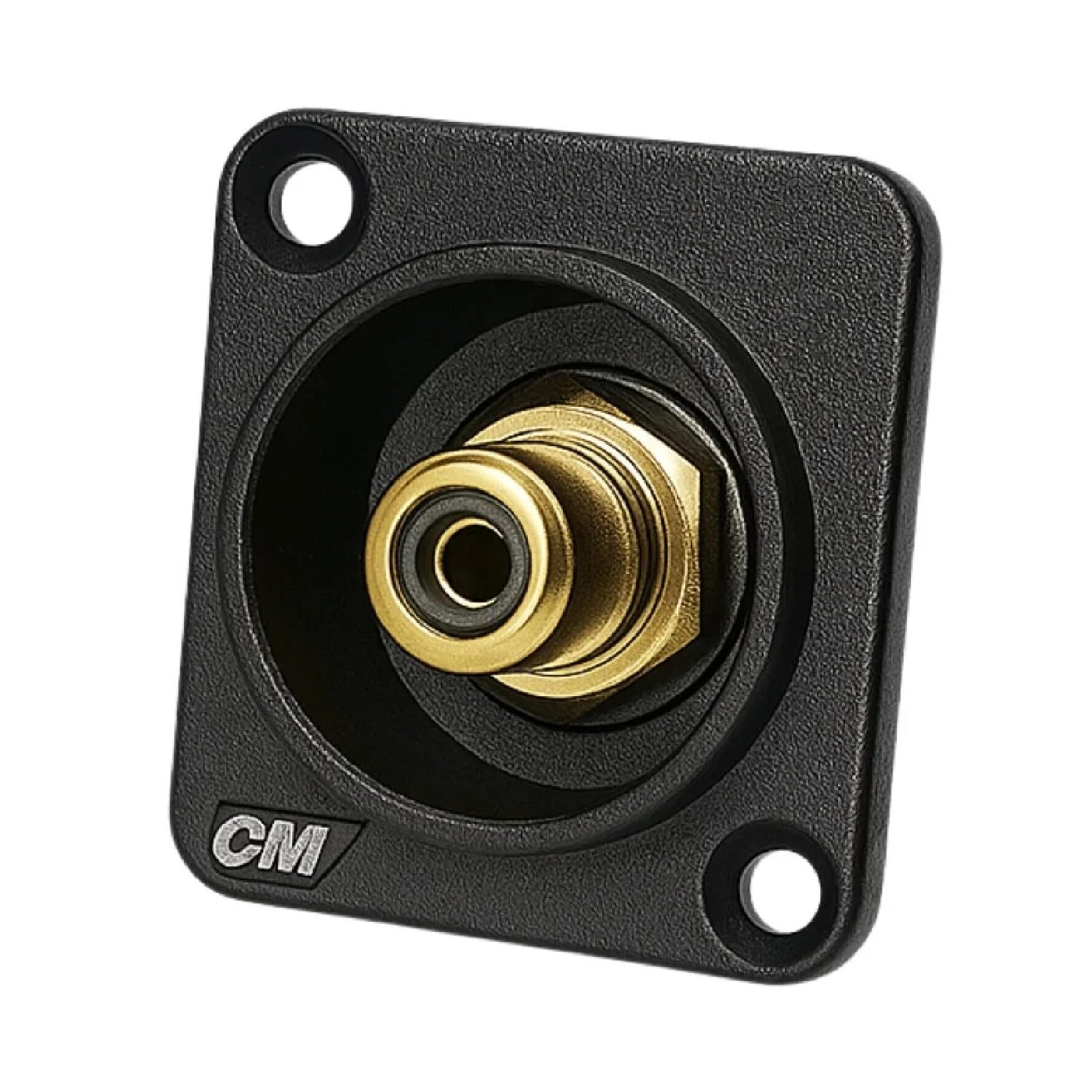 Cm Cmf2db-0 Rca Female คอนเน็คเตอร์ตัวเมีย บอดี้สีดำ