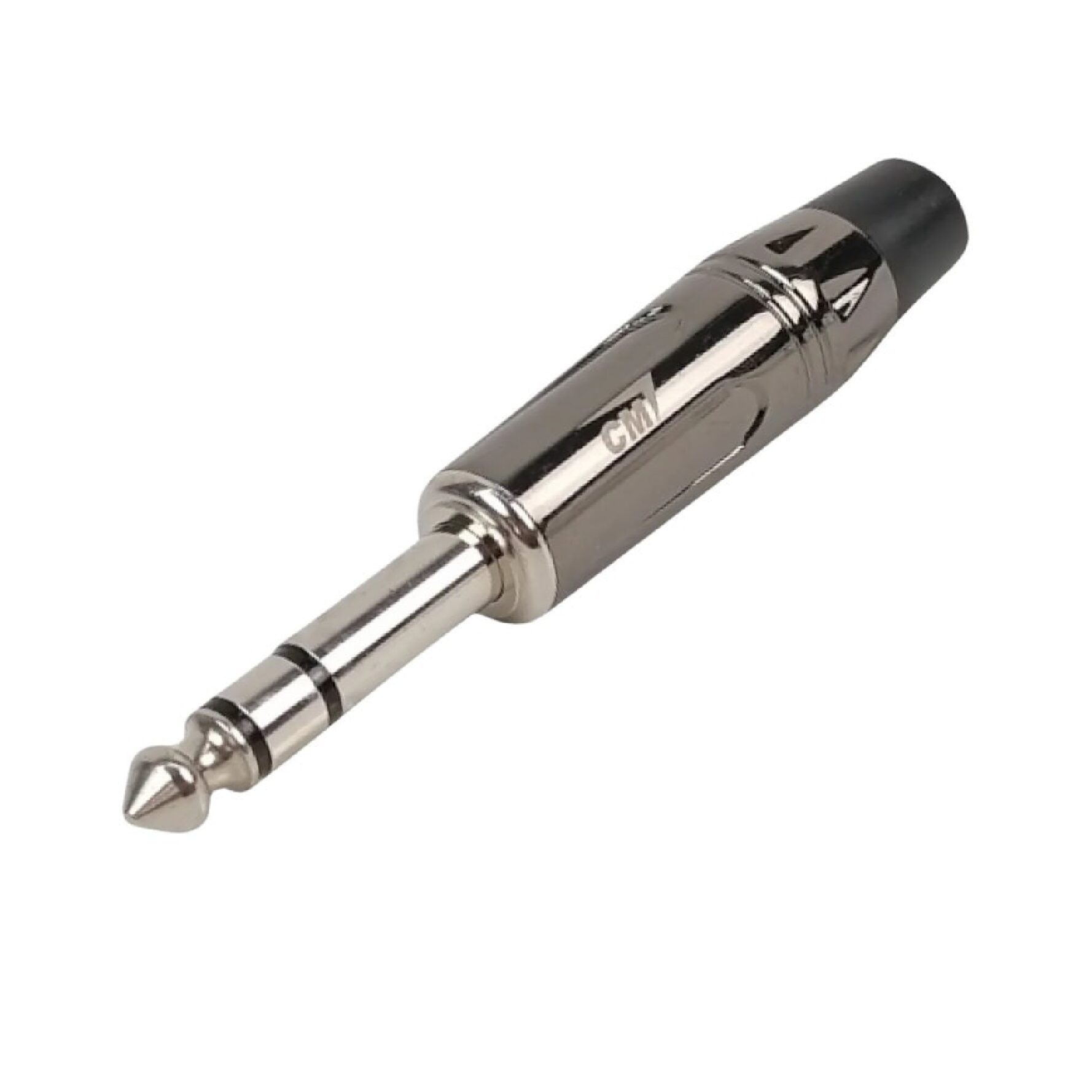 Cm Cp3xg Trs Phone Stereo 1/4″ (6.35mm)"บอดี้รมควัน-ขาเงิน" หัวแจ็คสำหรับสายสัญญาณ Audio