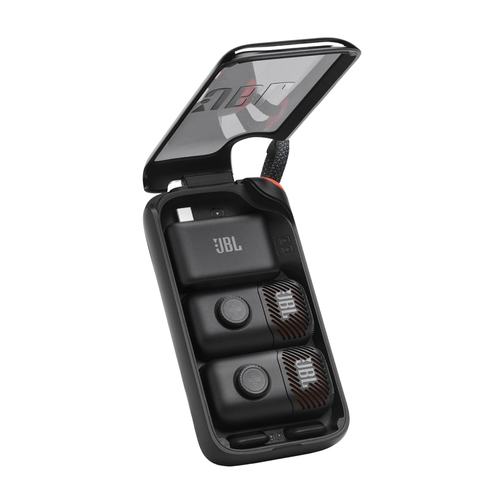 Jbl Easysing Mic Mini Duo Case Open Jbl Easysing Mic Mini Duo ไมค์ไร้สายคู่ขนาดพกพาสำหรับ Jbl Partybox