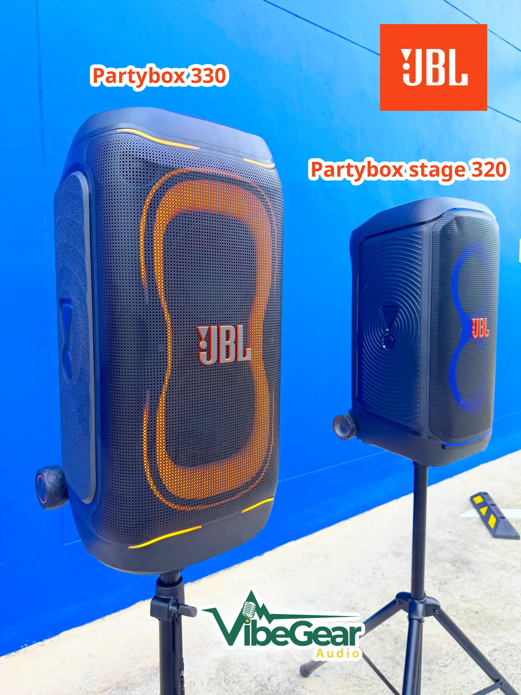 เปรียบเทียบ Jbl Partybox 330 Vs Partybox Stage 320