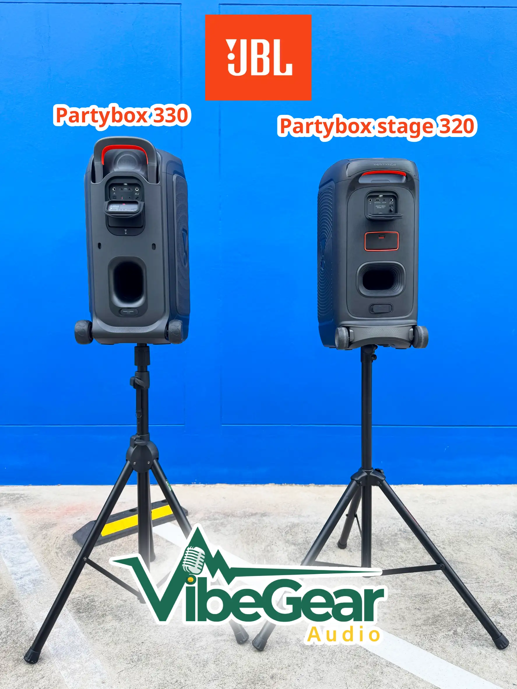 เปรียบเทียบ Jbl Partybox 330 Vs Partybox Stage 320