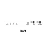 Nexis 18gbps Hdmi 1x2 Splitter With Video Scaler/audio Extract (Hsp102a)