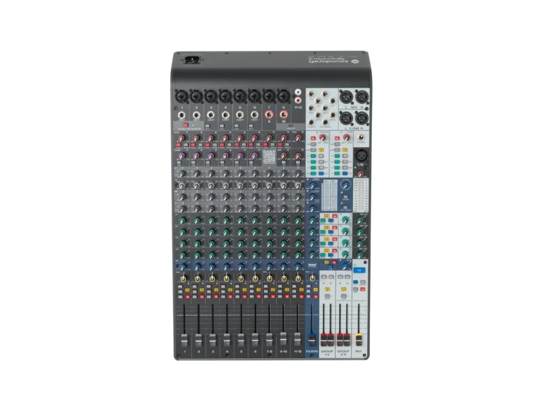 Soundcraft Signature Plus 12 มิกเซอร์อนาล็อก 12 ช่อง พร้อม Usb-C 4×4, Lexicon Effects และ Dbx Overeasy Compressor