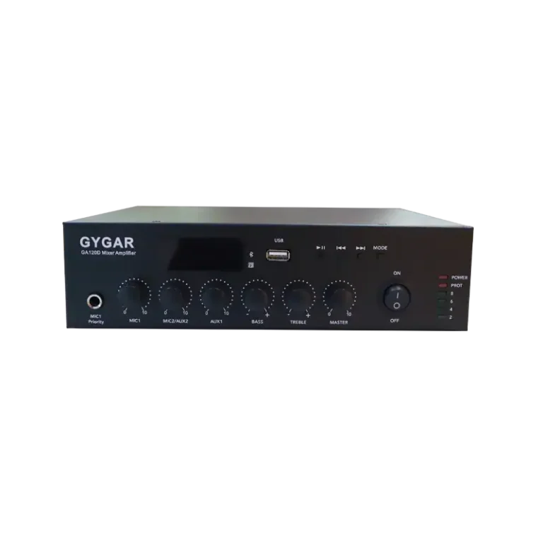 Gygar Amp-Ga120d ดิจิตอลมิกเซอร์แอมป์ 120w พร้อม Usb, Bluetooth และ Fm