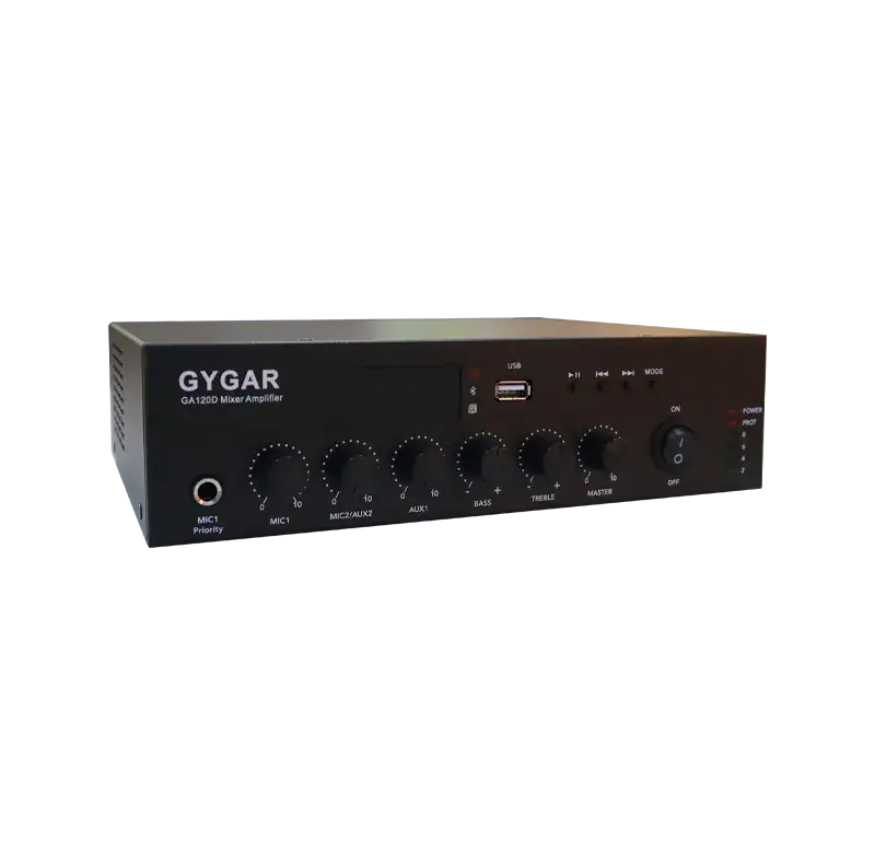 Amp120d 2 Gygar Amp-Ga120d ดิจิตอลมิกเซอร์แอมป์ 120w พร้อม Usb, Bluetooth และ Fm