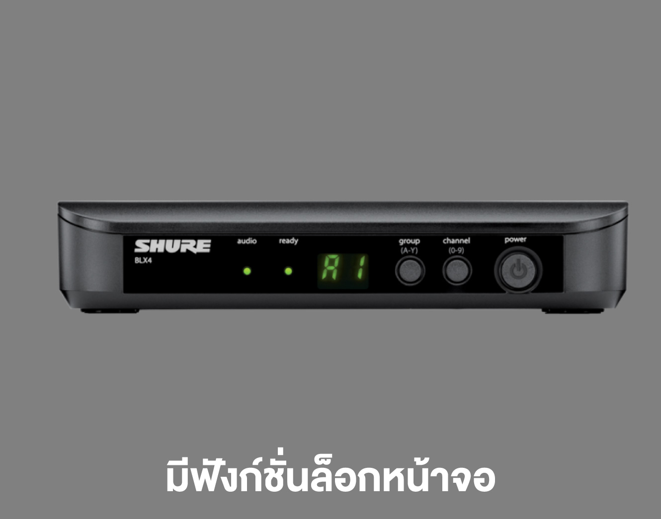 Shure Blx24th/sm58-Q12 ชุดไมโครโฟนไร้สาย พร้อมหัวไมโครโฟน Sm58® ย่านความถี่ Q12