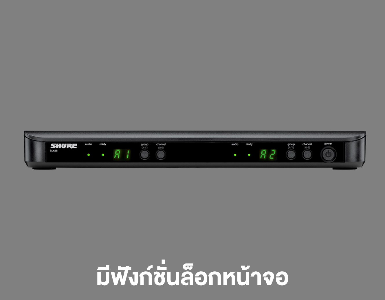 Shure Blx288th/beta58-Q12 ชุดไมโครโฟนไร้สายคู่ พร้อมหัวไมโครโฟน Beta® 58a ย่านความถี่ Q12