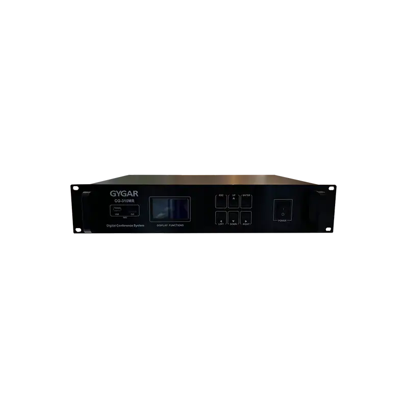 Cg310 2 Gygar Cg-310mr ตัวควบคุมไมค์ประชุมแบบมีสาย รองรับไมโครโฟนสูงสุด 120 ตัว พร้อม Usb บันทึกเสียง และ Lcd