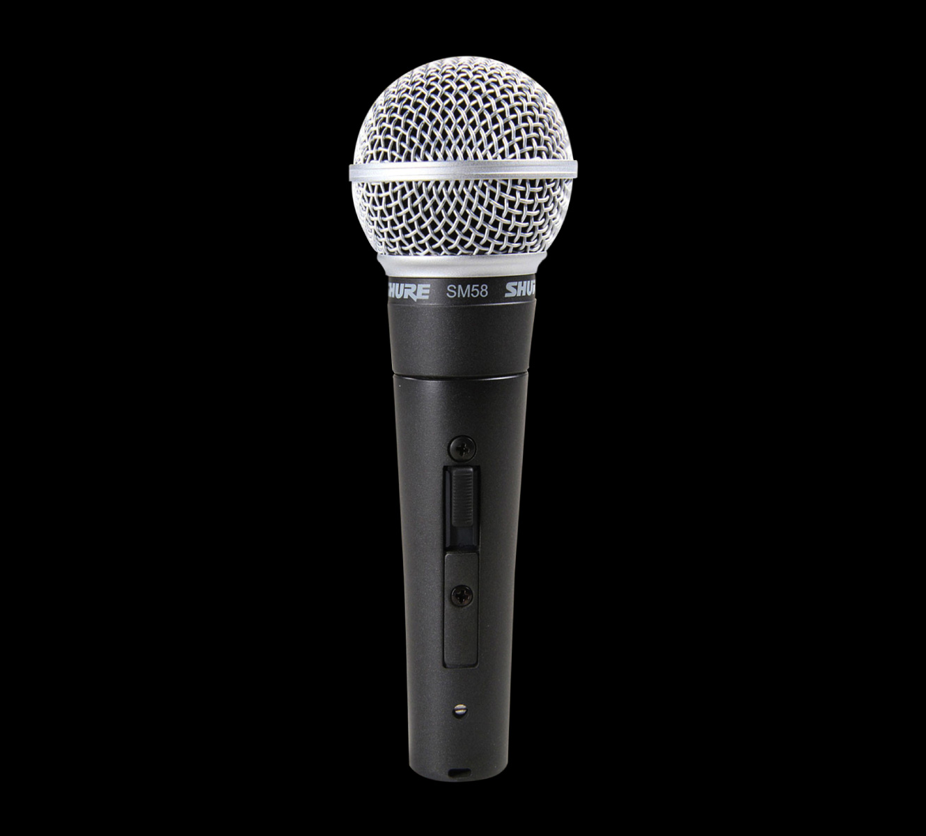 Shure Sm58s ไมโครโฟนไดนามิกสำหรับร้องเพลงระดับตำนาน รูปแบบการรับเสียง Cardioid พร้อมสวิตช์เปิด-ปิด
