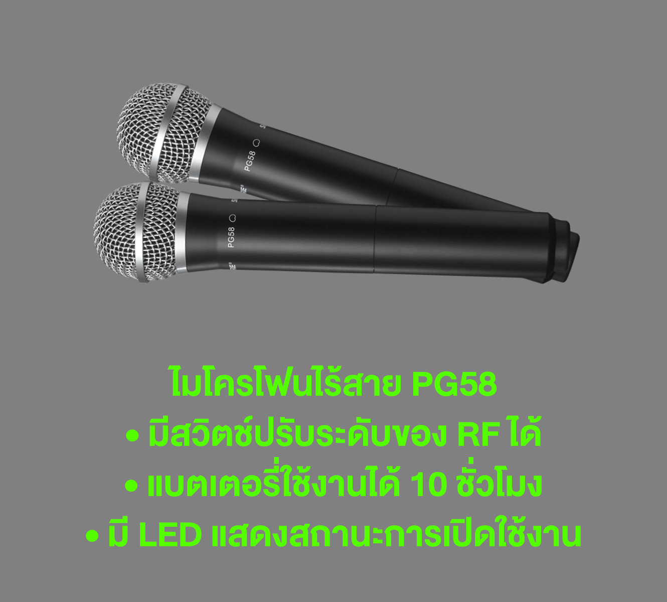Shure Svx288th/pg58-Q12 ชุดไมโครโฟนไร้สาย พร้อมไมโครโฟน Pg58 ย่านความถี่ Q12