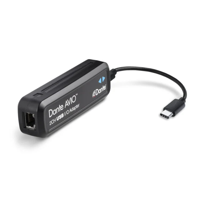 Dante Avio Adp-Usbc-Au-2x2 Usb Type-C I/o Adapter 2x2 สำหรับระบบ Dante