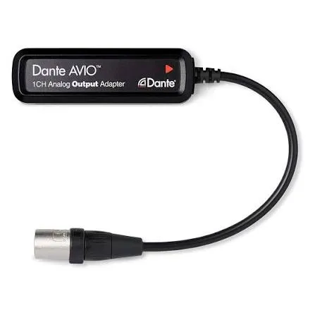 Dante Avio Adp-Dao-Au-0x1 Analog Output Adapter 0x1 สำหรับระบบ Dante