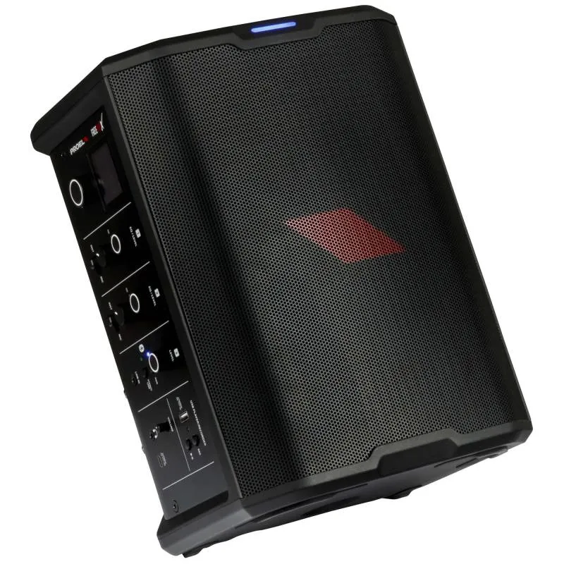 Freeprox 34dx Position1 1688 800x800h 2 11zon Proel Freeprox ลำโพง Pa แบบใช้แบตเตอรี่ 6.5 นิ้ว พร้อม Digital Mixer, Bluetooth 5.4 และ App Control กำลังขับสูงสุด 400w