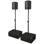 Proel Freesubx Active Subwoofer แบบใช้แบตเตอรี่ 2×8 นิ้ว กำลังขับสูงสุด 600w พร้อม Dsp และ Bluetooth Tws