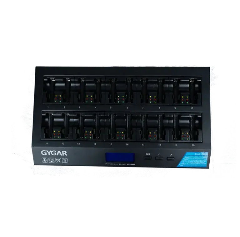 Gygar Gw-C520 แท่นชาร์จแบตเตอรี่ Aa 20 ช่อง สำหรับไมค์ประชุมไร้สาย
