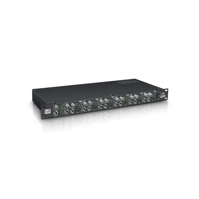Ld Systems Hpa 6 6-Channel Headphone Amplifier แอมป์หูฟัง 6 แชนแนล แบบ Rack 19 นิ้ว 1u