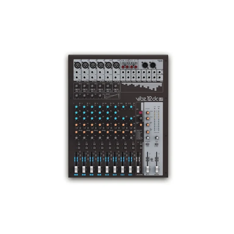 Ld Systems Vibz 12 Dc มิกเซอร์ 12 แชนแนล พร้อม Dfx และ Compressor