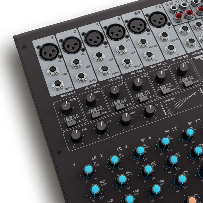 Ld Systems Vibz 12 Dc 8 Ld Systems Vibz 12 Dc มิกเซอร์ 12 แชนแนล พร้อม Dfx และ Compressor