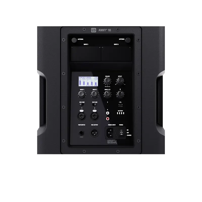 Ld Systems Anny10 9 Ld Systems Anny 10 10" Portable Battery-Powered Bluetooth Pa System With Mixer ลำโพง Pa แบบพกพาใช้แบตเตอรี่