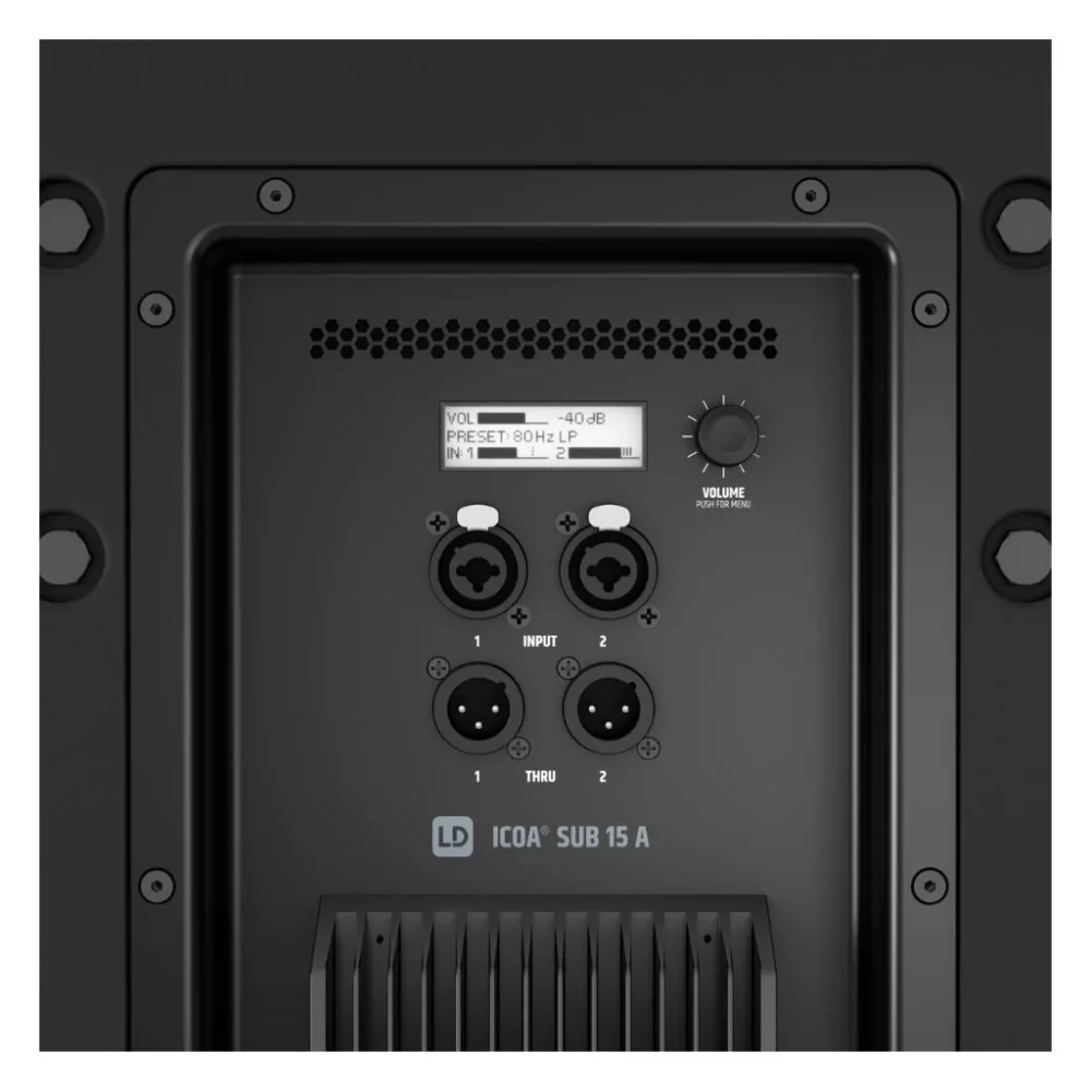 Ld Systems Icoa Sub 15 A 15" Powered Bass Reflex Pa Subwoofer ซับวูฟเฟอร์แอคทีฟ 15 นิ้ว