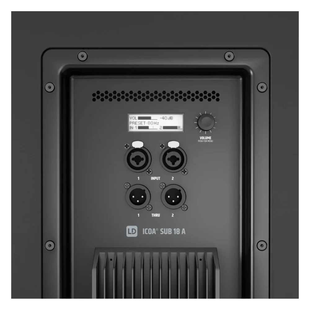 Ld Systems Icoa Sub 18 A Amp Ld Systems Icoa Sub 18 A 18" Powered Bass Reflex Pa Subwoofer ซับวูฟเฟอร์แอคทีฟ 18 นิ้ว