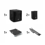Ld Systems Dave 12 G4x Bag Set ชุดขนย้ายพร้อมล้อและผ้าคลุม สำหรับ Dave 12 G4x
