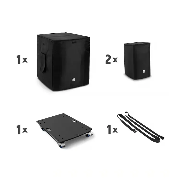Ldd18g4xbagset 5 11zon Ld Systems Dave 18 G4x Bag Set ชุดขนย้ายพร้อมล้อและผ้าคลุม สำหรับ Dave 18 G4x