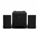 Ld Systems Dave 12 G4x ชุดเครื่องเสียง Pa 2.1 แบบแอคทีฟ 1,460w พร้อมมิกเซอร์ 6 แชนเนล Bluetooth และ Dynx Dsp