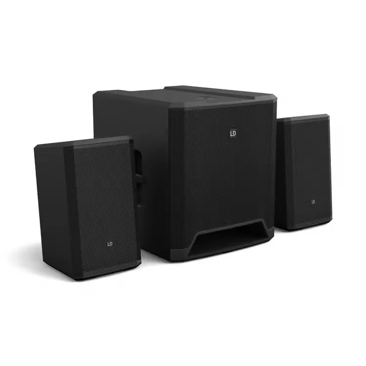 Ld Systems Dave 15 G4x ชุดเครื่องเสียง Pa 2.1 แบบแอคทีฟ 2,060w พร้อม Bluetooth, มิกเซอร์ 6 แชนเนล และ Dynx Dsp