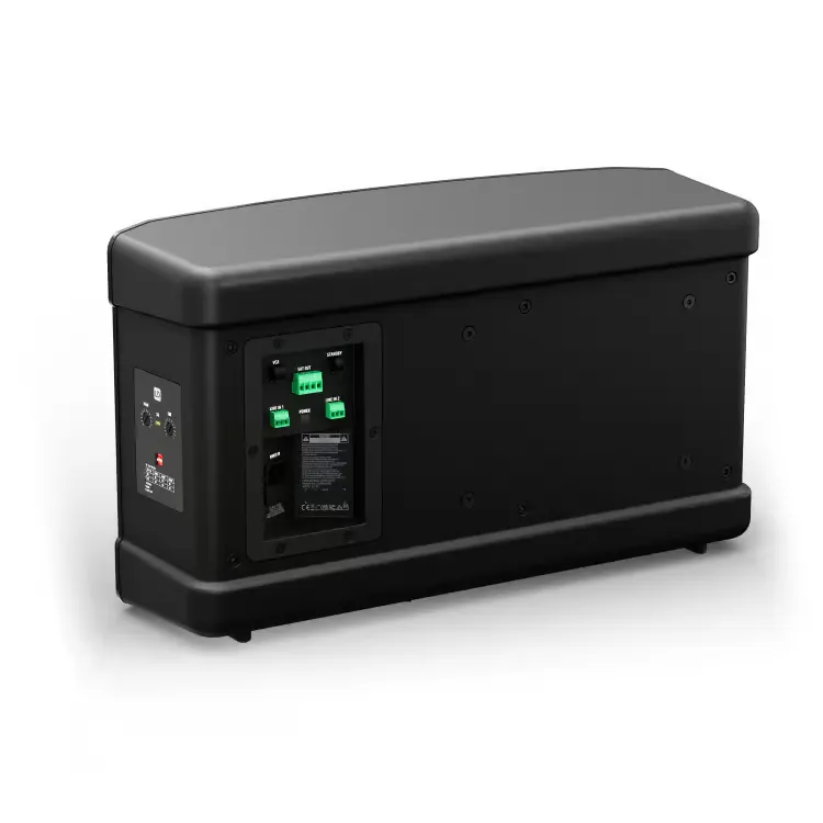 Lddqorsub8a 2 2 11zon Ld Systems Dqor Sub 8 A 8" Powered Installation Subwoofer พร้อม Integrated Satellite Amplification สำหรับระบบ 2.1