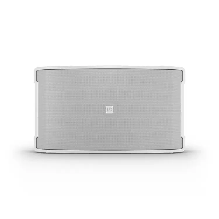 Lddqorsub8dw 3 7 11zon Ld Systems Dqor Sub 8 D 8" Powered Dante Installation Subwoofer พร้อม Passive Radiator 10" Indoor/outdoor Ip55