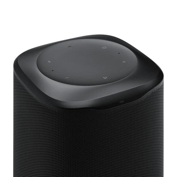 Ls Jbl Cove M1 Detail Black 67034 X8 Jbl Cove M1 ลำโพง Wi-Fi แบบตั้งโต๊ะสำหรับบ้าน รองรับ Bluetooth 5.3 เสียง 3.0 Channel กำลังขับ 110w และระบบ Multi-Room