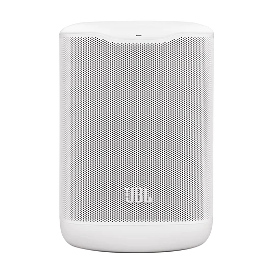 Ls Jbl Cove M1 Front White 66945 X4 Jbl Cove M1 ลำโพง Wi-Fi แบบตั้งโต๊ะสำหรับบ้าน รองรับ Bluetooth 5.3 เสียง 3.0 Channel กำลังขับ 110w และระบบ Multi-Room