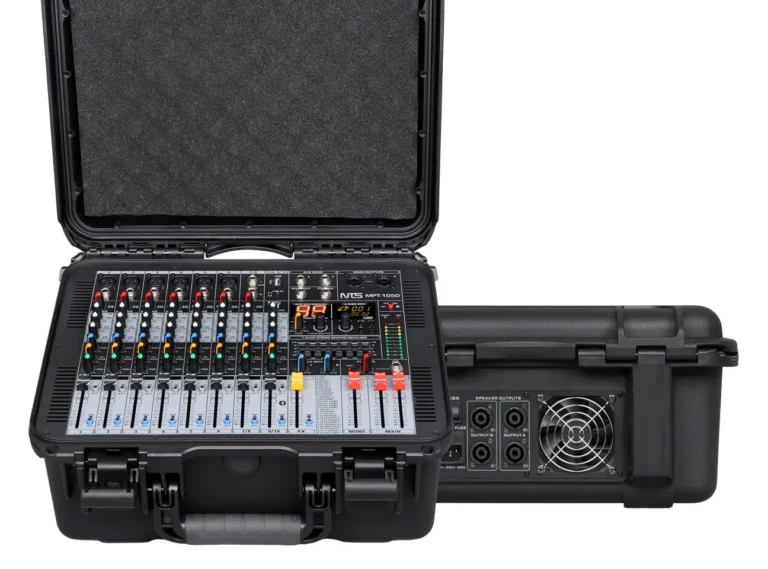 Nts Mpt-1030 Power Mixer 10 อินพุต 6 โมโน 2 สเตอริโอ Fx Usb Bluetooth 2×230w เพาเวอร์มิกเซอร์