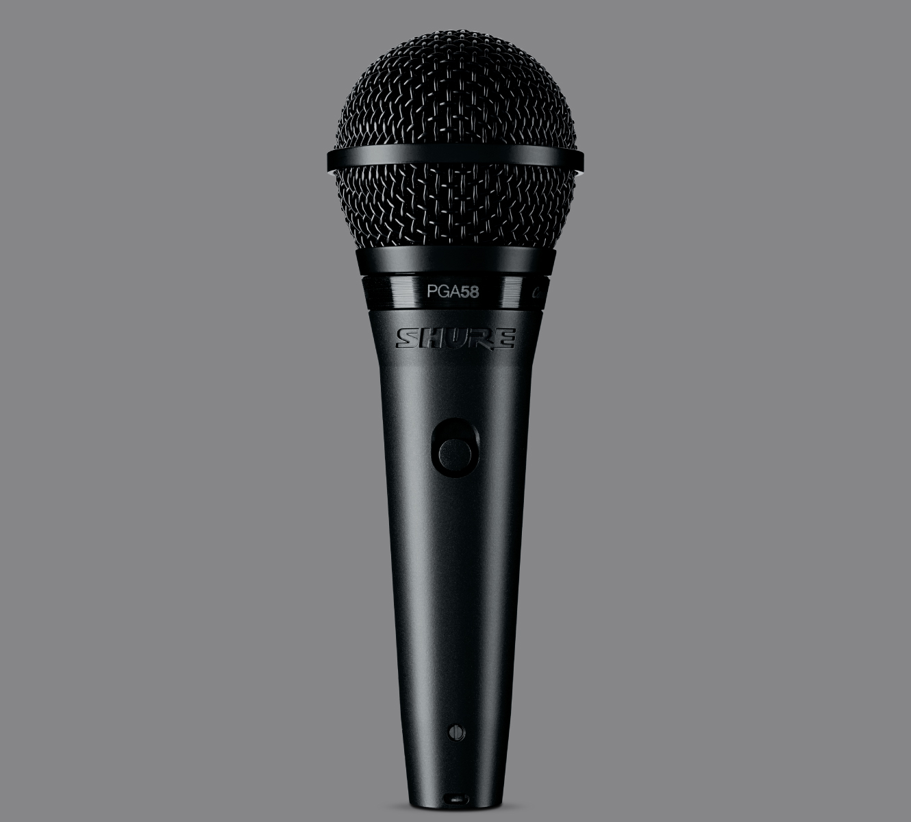 Shure Pga58-Lc ไมโครโฟนไดนามิกสำหรับร้องเพลงและพูด รูปแบบการรับเสียง Cardioid พร้อมสวิตช์เปิด-ปิด