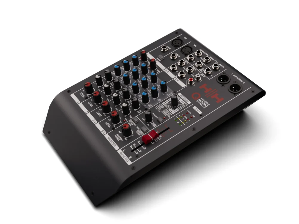 Q6fx Left 2 11zon Hh Audio Q6fx มิกเซอร์อนาล็อก 6 ช่อง พร้อม Dsp Effects และ Usb Audio