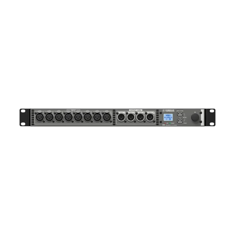 Yamaha Ruio0804-D Dante I/o Rack 8 อินพุต 4 เอาต์พุต พร้อม Dante 8×4