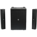 การติดตั้ง PROEL SESSION700 ในโหมด 2.1 Stereo แยกคอลัมน์ท็อปบนเสาและขาตั้งลำโพง ให้เวทีเสียงสเตอริโอกว้างสมจริง