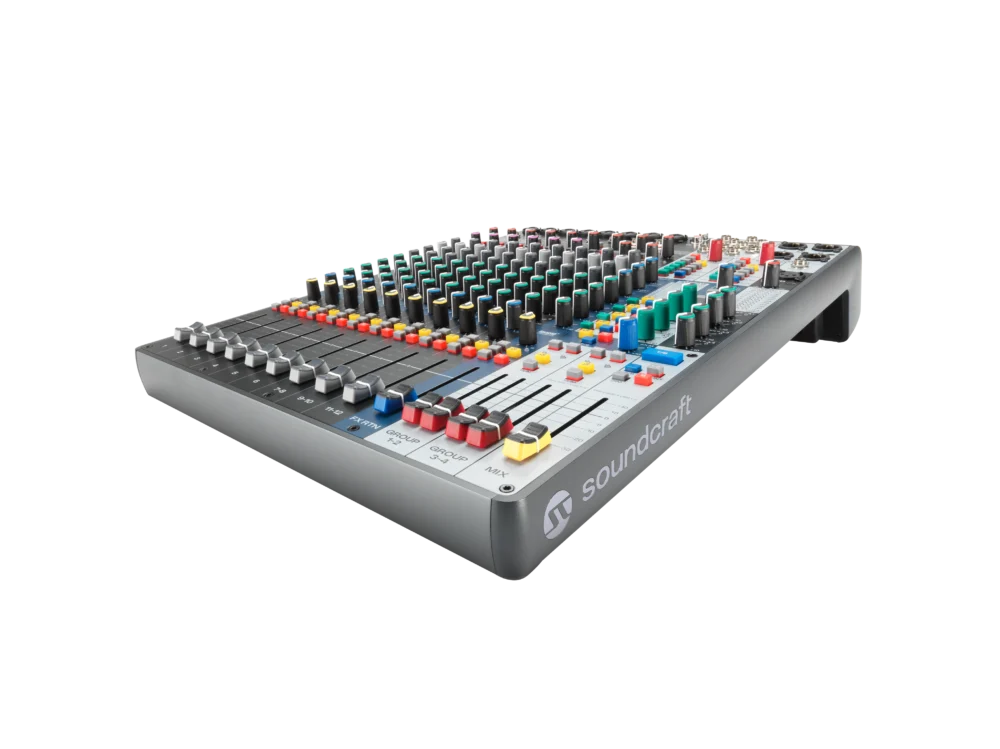 Soundcraft Signature Plus 12 มิกเซอร์อนาล็อก 12 ช่อง พร้อม Usb-C 4×4, Lexicon Effects และ Dbx Overeasy Compressor