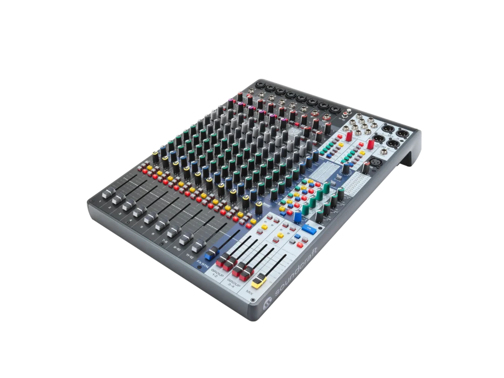 Soundcraft Signature Plus 12 มิกเซอร์อนาล็อก 12 ช่อง พร้อม Usb-C 4×4, Lexicon Effects และ Dbx Overeasy Compressor