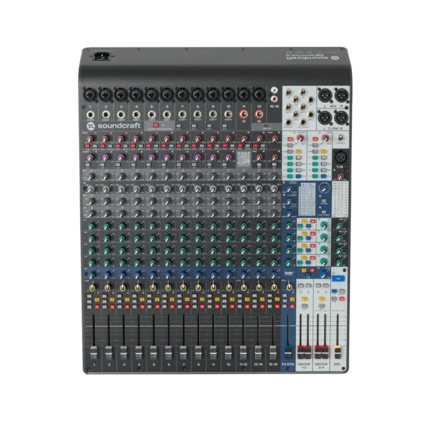 Soundcraft Signature Plus 16 มิกเซอร์อนาล็อก 16 ช่อง พร้อม Usb-C 4×4 และ Lexicon Effects