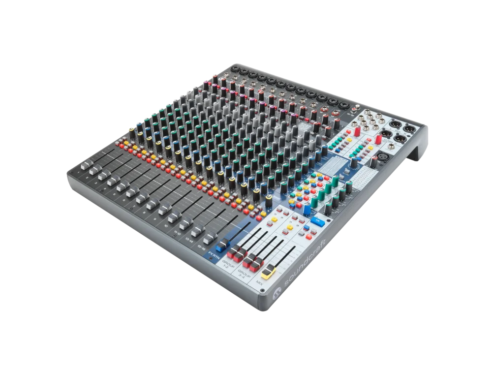 Soundcraft Signature Plus 16 2 Soundcraft Signature Plus 16 มิกเซอร์อนาล็อก 16 ช่อง พร้อม Usb-C 4×4 และ Lexicon Effects