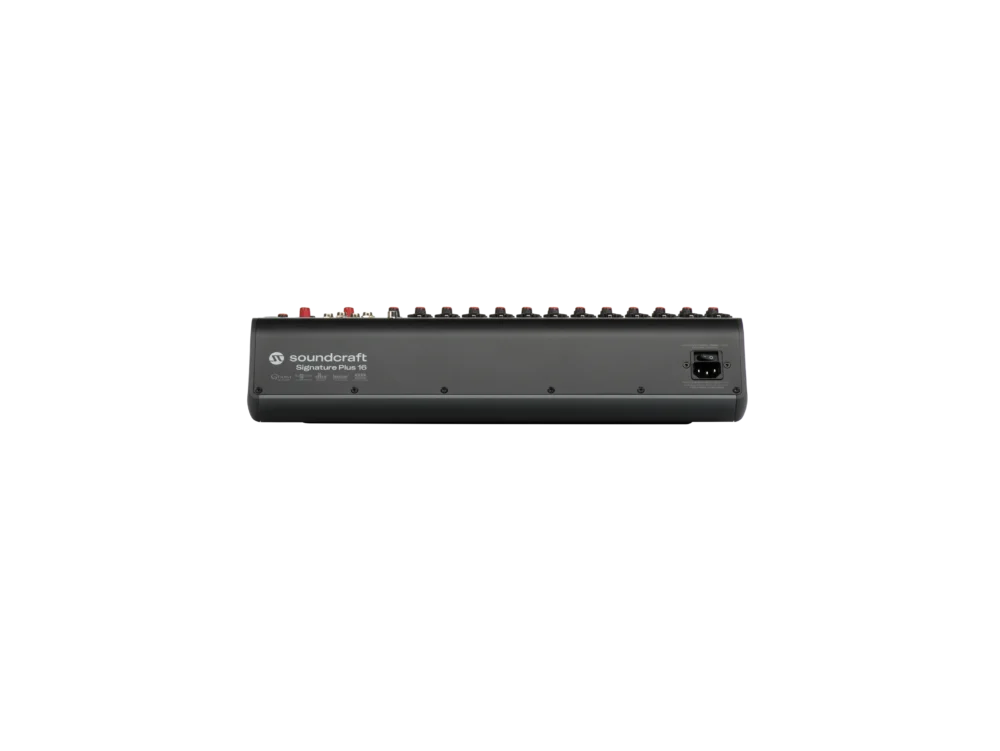 Soundcraft Signature Plus 16 4 Soundcraft Signature Plus 16 มิกเซอร์อนาล็อก 16 ช่อง พร้อม Usb-C 4×4 และ Lexicon Effects