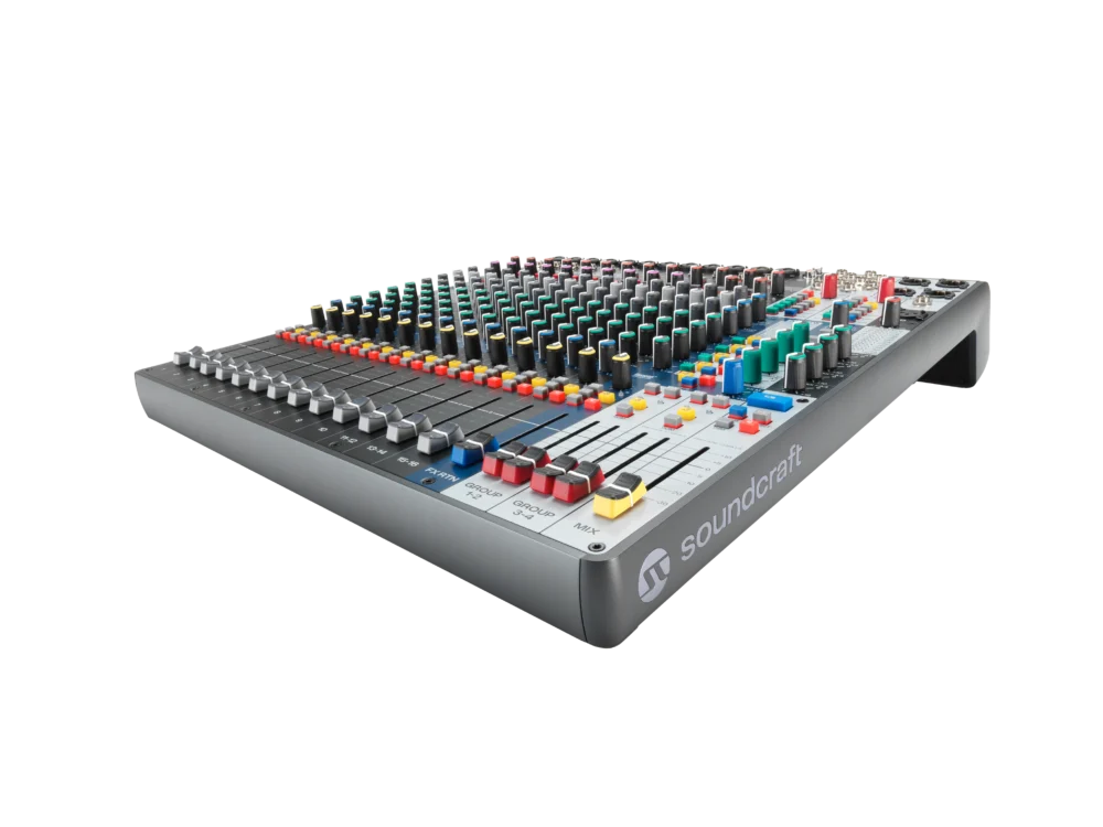 Soundcraft Signature Plus 16 5 Soundcraft Signature Plus 16 มิกเซอร์อนาล็อก 16 ช่อง พร้อม Usb-C 4×4 และ Lexicon Effects