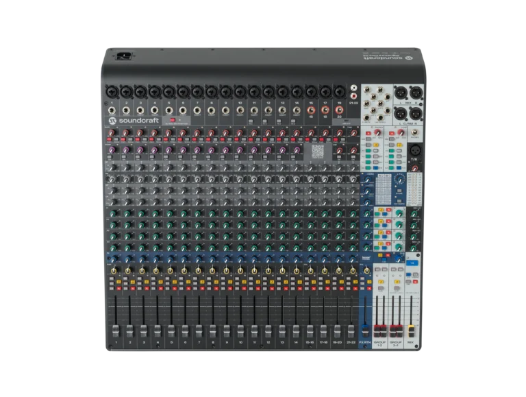 Soundcraft Signature Plus 22 มิกเซอร์อนาล็อก 22 ช่อง พร้อม Usb-C 4×4 และ Lexicon Effects