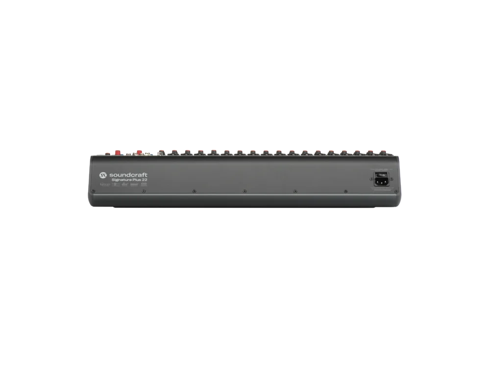 Soundcraft Signature Plus 22 4 Soundcraft Signature Plus 22 มิกเซอร์อนาล็อก 22 ช่อง พร้อม Usb-C 4×4 และ Lexicon Effects