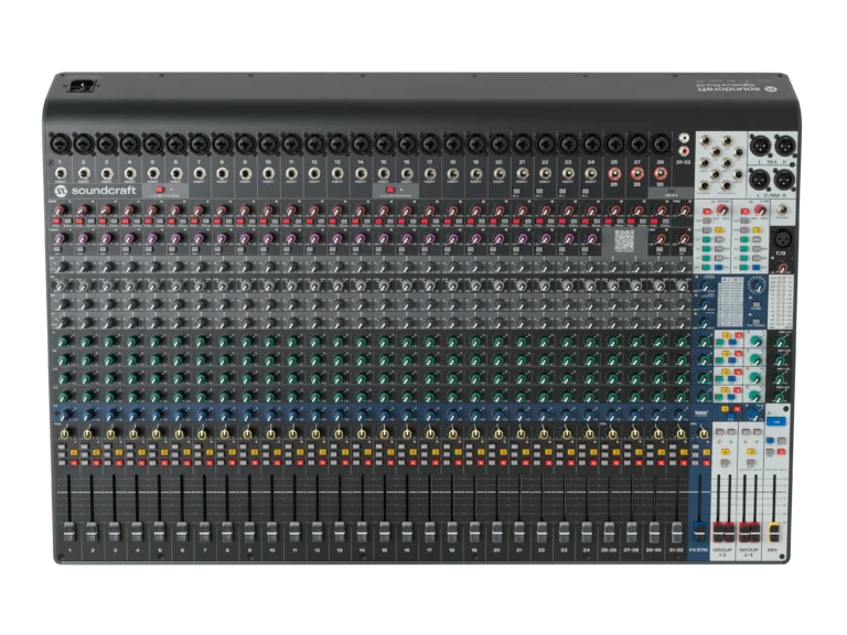 Soundcraft Signature Plus 32 มิกเซอร์อนาล็อก 32 ช่อง พร้อม Usb-C 4×4 และ Lexicon Effects