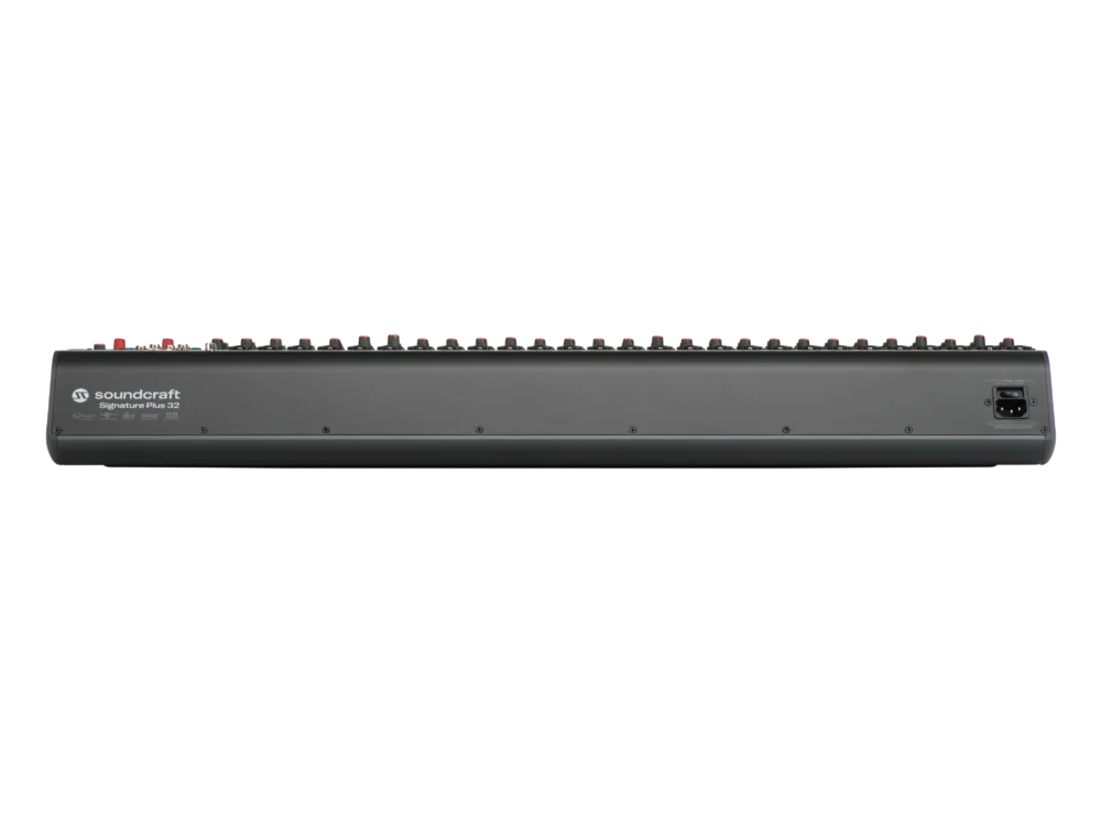 Soundcraft Signature Plus 32 4 Soundcraft Signature Plus 32 มิกเซอร์อนาล็อก 32 ช่อง พร้อม Usb-C 4×4 และ Lexicon Effects