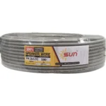 Sun Pa 2x1.5-100m. (สีเทา) สายลำโพง Pa ทองแดงล้วน ขนาด 2x1.5 Sq.mm. ยาว 100 เมตร