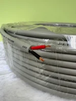 Sun Pa 2x1.5-100m. (สีเทา) สายลำโพง Pa ทองแดงล้วน ขนาด 2x1.5 Sq.mm. ยาว 100 เมตร